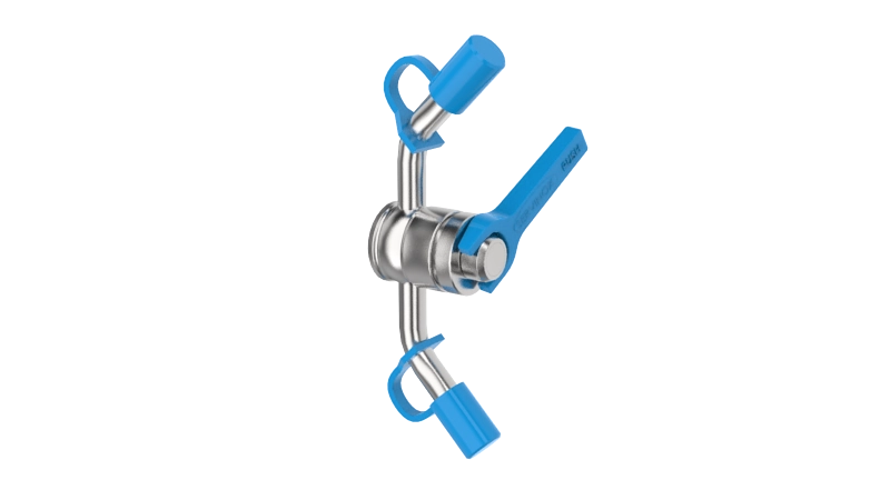 Sampling valve with membrane & lever (PEML)