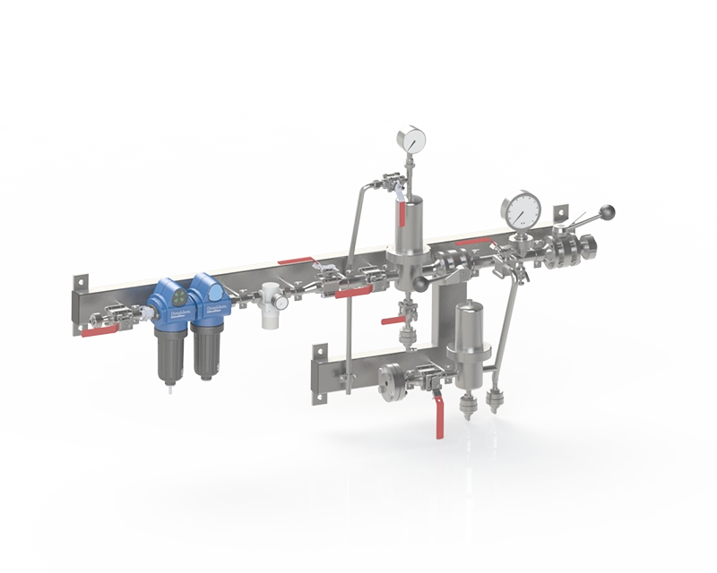 Pressure-reducing & gas filtration station (XFI)